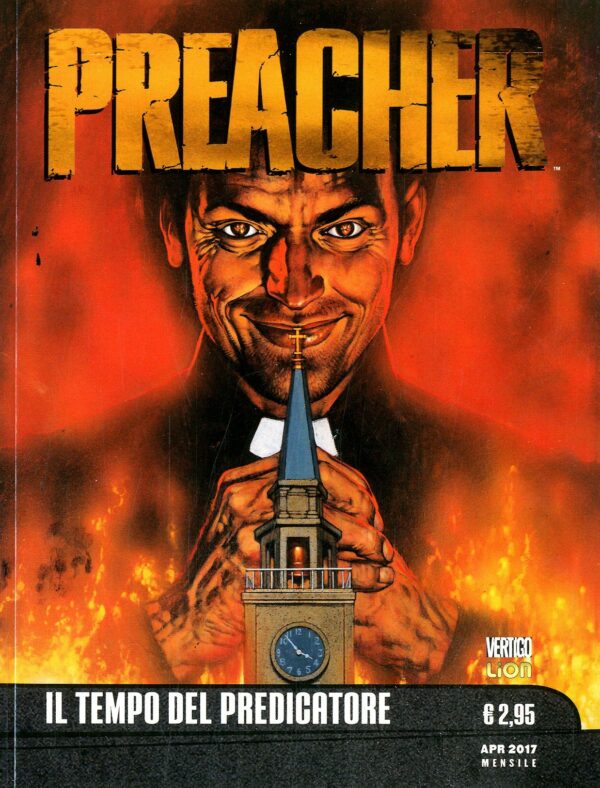 Preacher 1 - Il Tempo del Predicatore - Variant - DC Black and White 21 - RW Lion - Italiano