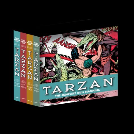 Tarzan - The Complete Russ Manning: Strisce Giornaliere e Domenicali Cofanetto (Vol. 1-4) - Italiano
