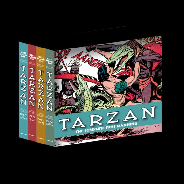 Tarzan - The Complete Russ Manning: Strisce Giornaliere e Domenicali Cofanetto (Vol. 1-4) - Cosmo Books - Editoriale Cosmo - Italiano