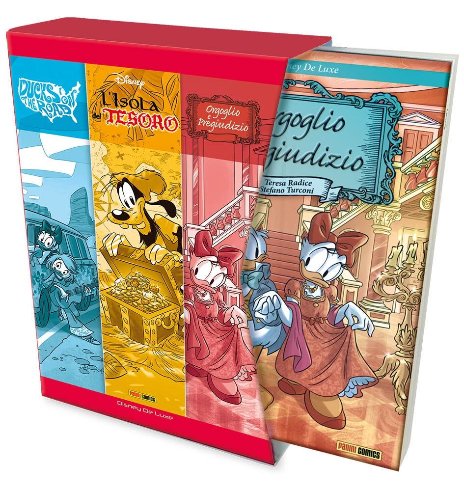 Orgoglio e Pregiudizio Volume Unico + Cofanetto Turconi / Radice (Vuoto) -  Disney De Luxe 33 - Panini Comics - Italiano - MyComics