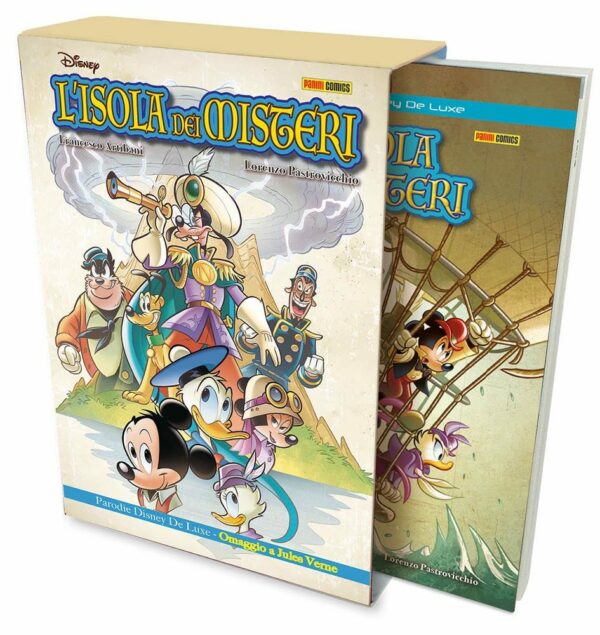 L'Isola dei Misteri Volume Unico + Cofanetto Vuoto - Disney De Luxe 32 - Panini Comics - Italiano