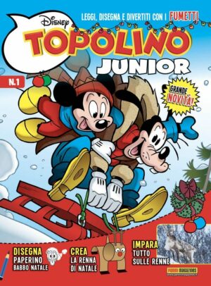 Topolino Junior 1 + Gioco di Carte di Topolino - Disney Play 15 - Panini Comics - Italiano