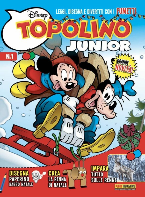 Topolino Junior 1 + Gioco di Carte di Topolino - Disney Play 15 - Panini Comics - Italiano