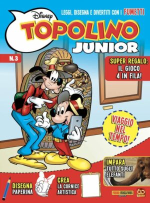 Topolino Junior 3 + Gioco Forza 4 - Disney Play 17 - Panini Comics - Italiano