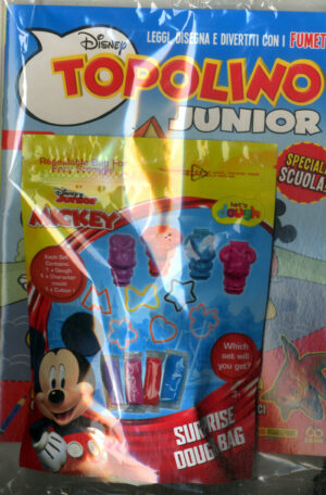 Topolino Junior 6 + Set Pasta Modellabile - Disney Play 20 - Panini Comics - Italiano