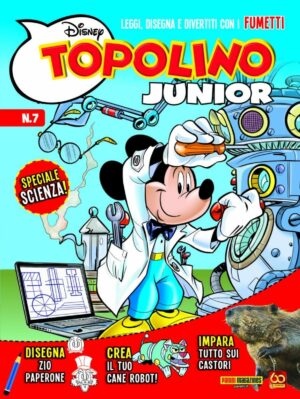 Topolino Junior 7 + Torcia-Proiettore - Disney Play 21 - Panini Comics - Italiano