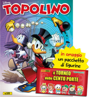 Topolino 3371 + Figurine Album Il Torneo delle 100 Porte - Panini Comics - Italiano