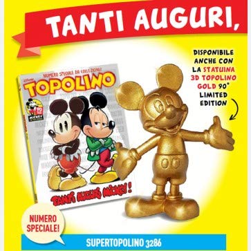 Topolino - Supertopolino 3286 - Con Statuetta Topolino Gold - Panini Comics - Italiano