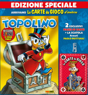 Topolino - Supertopolino 3323 - Con Il Mazzo di Carte Rosso - Panini Comics - Italiano