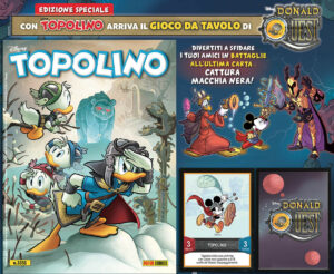 Topolino - Supertopolino 3351 - Con Due Mazzi di Carte del Donald Quest Board Game - Panini Comics - Italiano