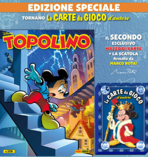 Topolino - Supertopolino 3378 + Mazzo di Carte Blu - Panini Comics - Italiano