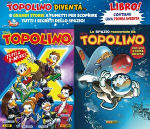 Topolino - Supertopolino 3388 + Topolibro "Lo Spazio Raccontato da Topolino" - Panini Comics - Italiano