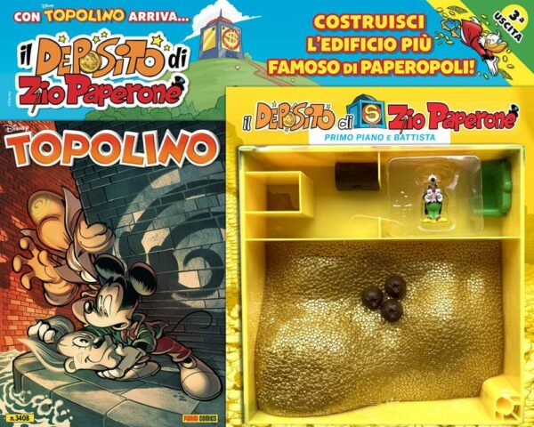Topolino - Supertopolino 3408 + Seconda Parte del Deposito di Zio Paperone - Panini Comics - Italiano
