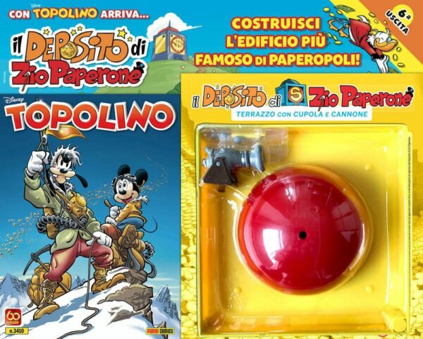 Topolino - Supertopolino 3410 + Quarta Parte del Deposito di Zio Paperone - Panini Comics - Italiano