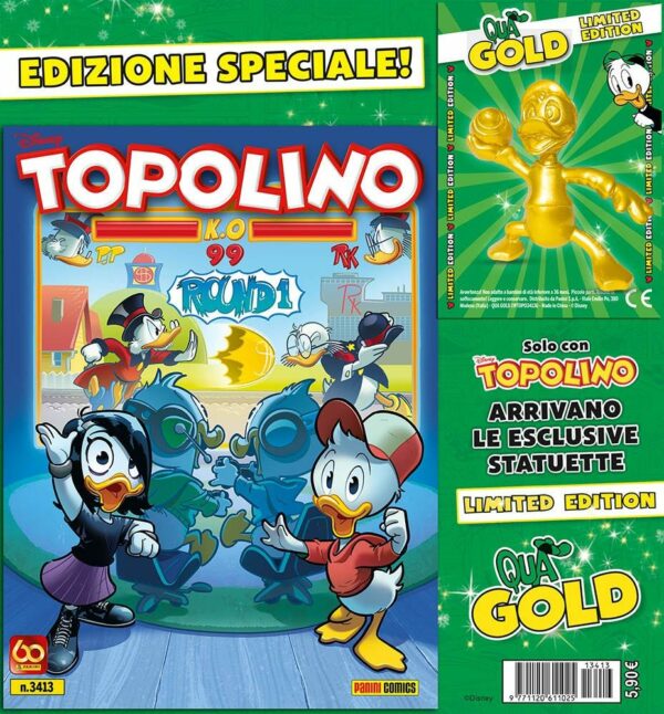 Topolino - Supertopolino 3413 + Qua Gold - Panini Comics - Italiano