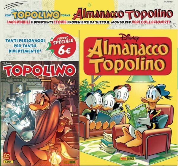 Topolino - Supertopolino 3414 + Almanacco Topolino 1 - Panini Comics - Italiano