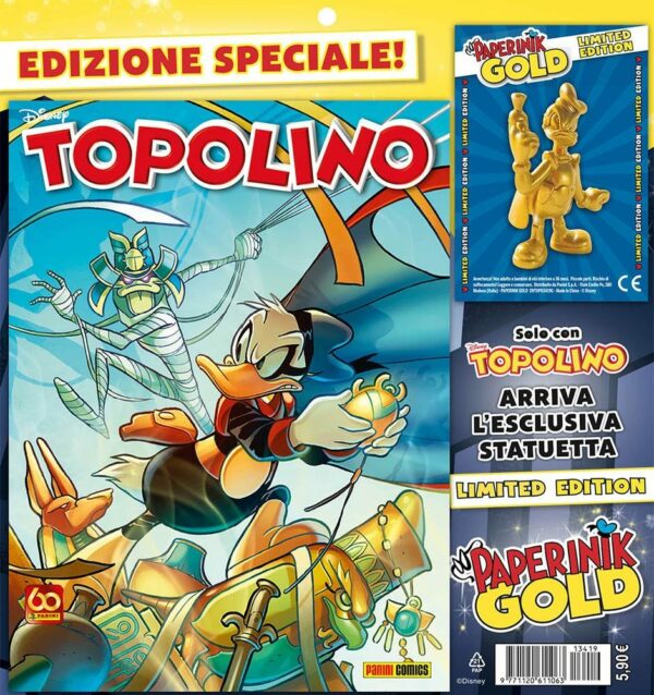 Topolino - Supertopolino 3419 + Paperinik Gold - Panini Comics - Italiano