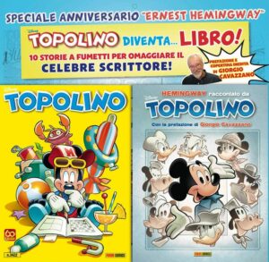 Topolino - Supertopolino 3422 + Topolibro Omaggio a Hemingway - Panini Comics - Italiano