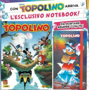 Topolino - Supertopolino 3433 + Agenda Notebook Zio Paperone - Panini Comics - Italiano