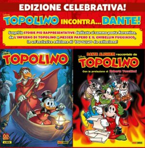 Topolino - Supertopolino 3434 + Topolibro "Dante Alighieri Raccontato da Topolino" - Panini Comics - Italiano
