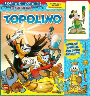 Topolino - Supertopolino 3442 + 20 Carte (Denari e Coppe) - Panini Comics - Italiano