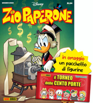 Zio Paperone 24 - Con Figurine Torneo Cento Porte - Panini Comics - Italiano