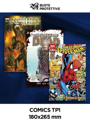 Comics TP1 - 180x265 - Buste Protettive Fumetti - Confezione da 100