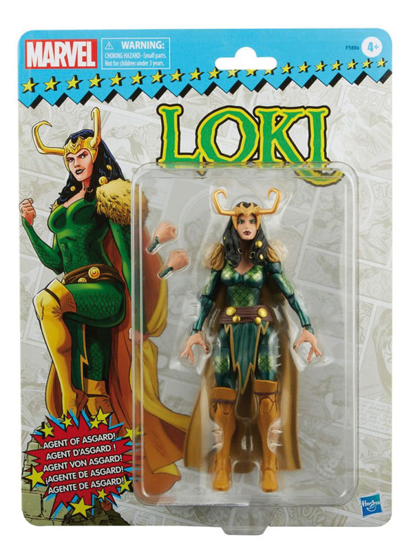 Marvel Legends Retro - Loki Agente di Asgard - 15cm - Hasbro