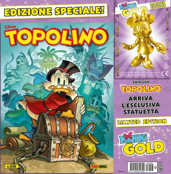 Topolino - Supertopolino 3458 + Minni Gold - Panini Comics - Italiano