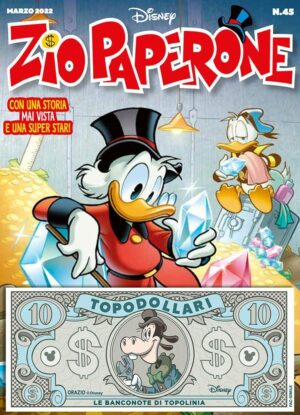 Zio Paperone 45 + Banconota Orazio - Panini Comics - Italiano