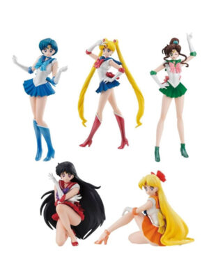 Sailor Moon Set Completo - Sailor Moon, Mercury, Venus, Jupiter e Mars - HGIF Premium Collection - Bandai