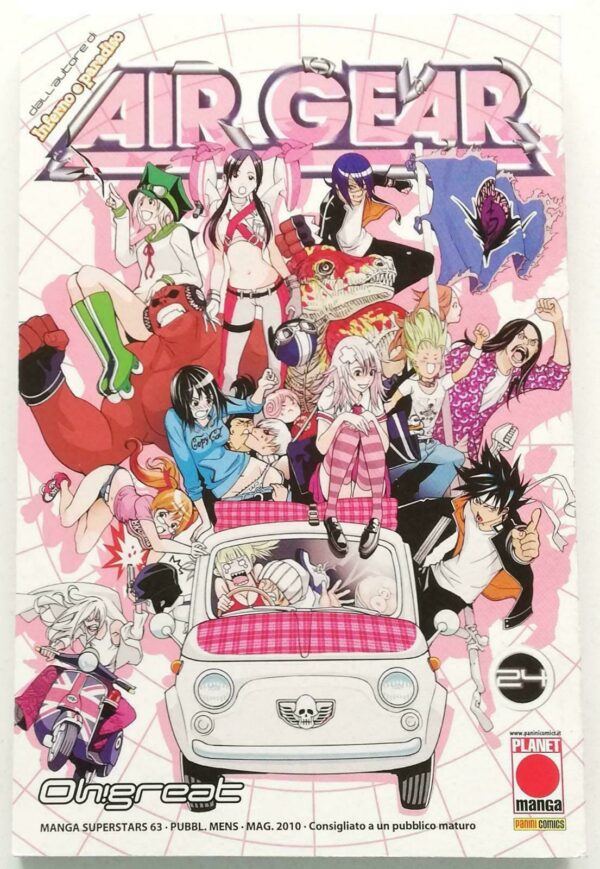 Air Gear 24 - Manga Superstars 63 - Panini Comics - Italiano