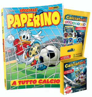 Speciale Paperino - A Tutto Calcio! Contiene una Gommaglia e 8 Bustine Calciatori 2019-2020 - Panini Comics - Italiano