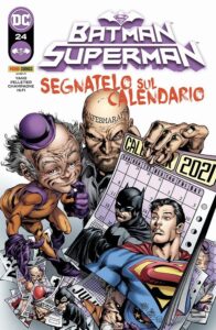 Batman / Superman 24 – Segnatelo sul Calendario – Panini Comics – Italiano fumetto supereroi