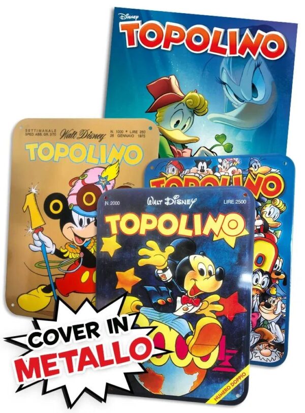 Topolino - Supertopolino 3472 + Metal Plates di Topolino 1000-2000-3000 - Panini Comics - Italiano