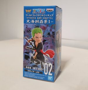 Zoro - One Piece Wcf Chibi New Series Vol 1 - WT 100 - 02- Pvc Statue 7 Cm - Banpresto