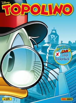 Topolino 3476 - Cover Rockerduck - Panini Comics - Italiano