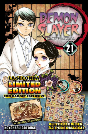 Demon Slayer - Kimetsu No Yaiba 21 + 32 Sticker - Big Limited 81 - Edizioni Star Comics - Italiano