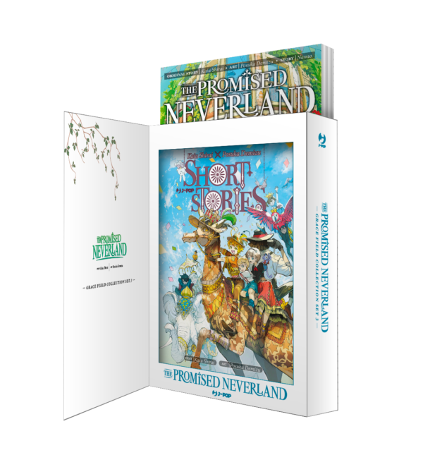 The Promised Neverland Grace Field Collection Set 3 (Novel 3 + Short Stories) - Jpop - Italiano