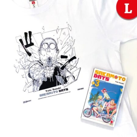 Sakamoto Days 3 - Variant con T-Shirt Taglia L - Generation Manga 37 - Panini Comics - Italiano