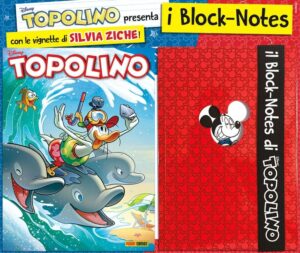 Topolino - Supertopolino 3485 + Quaderno Notes di Topolino (Blu o Rosso) - Panini Comics - Italiano