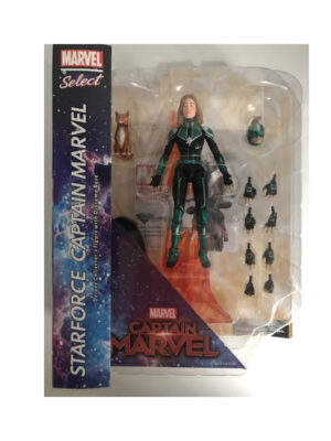 Capitan Marvel - Marvel Select - Deluxe Collector's Figure with Diorama Base