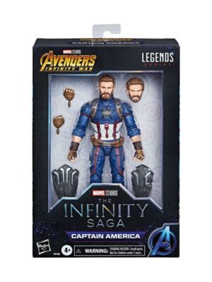 Captain America - The Infinity Saga Marvel Legends Action Figure - Avengers: Infinity War - Hasbro
