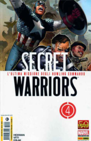 Secret Warriors 4 - L'Ultima Missione degli Howling Commandos - Edicola - Marvel Mix 93 - Panini Comics - Italiano