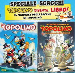 Topolino - Supertopolino 3491 + Topolibro "Gli Scacchi Raccontati da Topolino" - Panini Comics - Italiano