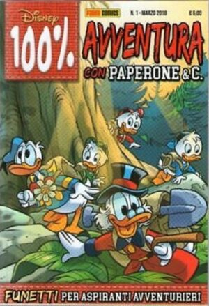 100% Disney 1 - Avventura con Paperone & C. - Paperstyle 1 - Panini Comics - Italiano
