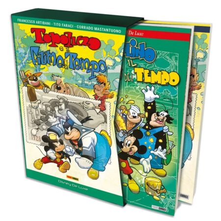 Topolino e il Cerchio del Tempo + Topolino e il Fiume del Tempo Cofanetto Pieno - Disney De Luxe 39 - Panini Comics - Italiano