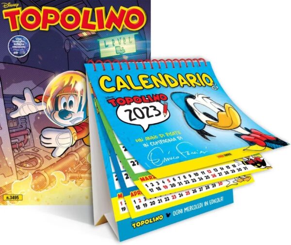 Topolino - Supertopolino 3495 + Calendario 2023 di Enrico Faccini - Panini Comics - Italiano