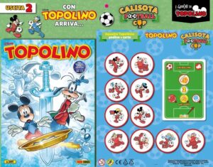 Topolino – Supertopolino 3497 + Calisota Football Cup: Squadra di Topolinia (10 Pedine + 23 Carte) – Panini Comics – Italiano fumetto disney