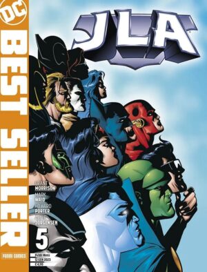 JLA di Grant Morrison 5 - DC Best Seller 32 - Panini Comics - Italiano